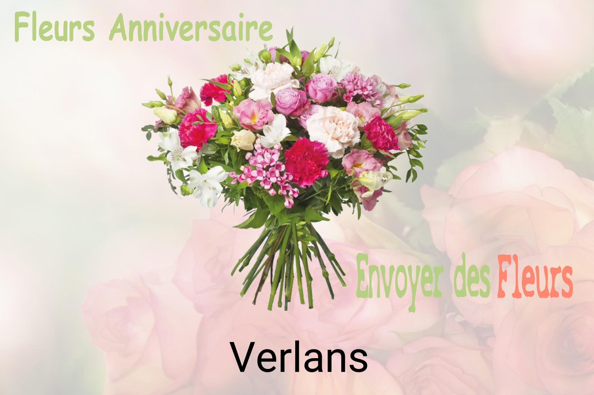 Bouquet de fleurs d’anniversaire livré à Verlans